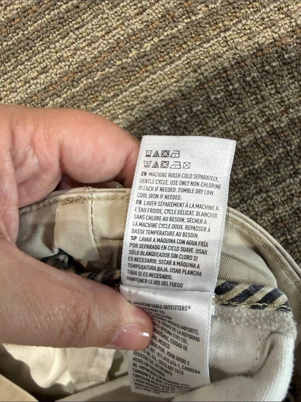 American Eagle Outfitters Light Beige Chino Pants